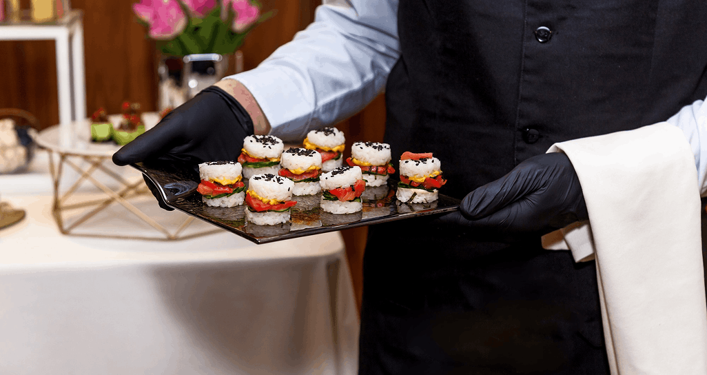 Luxury catering styling for Chadstone retail event